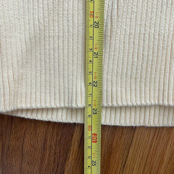 Ralph Lauren POLO SPORT Vintage Ribbed Sweater Vest Large Yellow Classic Preppy - Picture 6 of 6